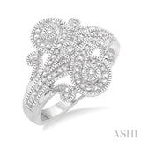 1/6 Ctw Round Cut Diamond Fashion Ring in Sterling Silver