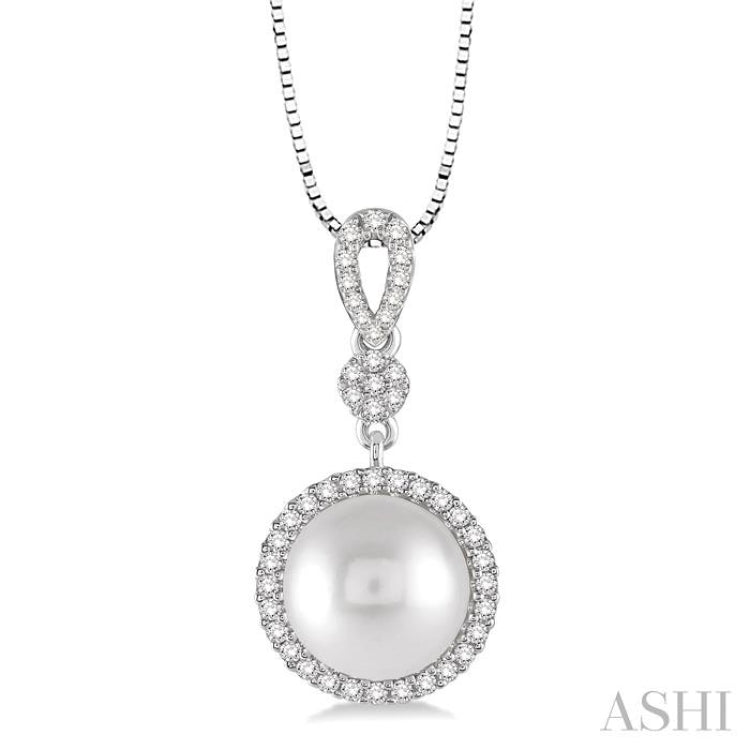Pearl & Diamond Fashion Pendant