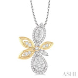 Flower Shape Lovebright Diamond Fashion Pendant