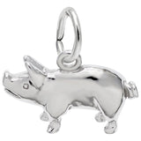 SOLID 3D PIG CHARM