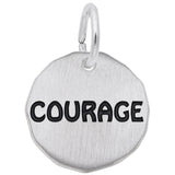 Courage Charm Tag